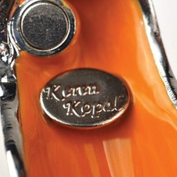 Keren Kopal Original Squirrel with a Red Umbrella -Trinket Box, NEW packaged Box - Picture 3 of 3